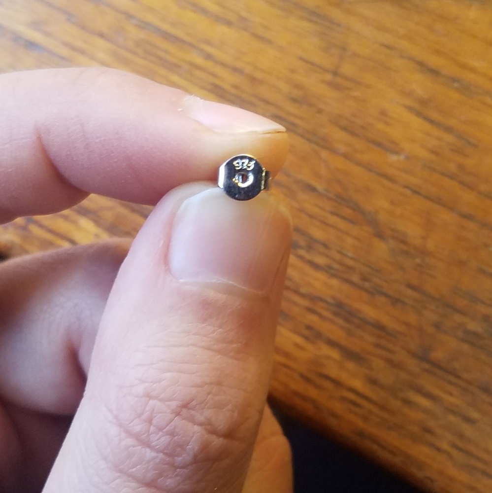 NWOT Sterling Moon Star Studs - Picture 6 of 9